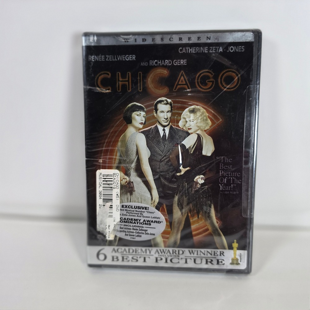 Chicago DVD Widescreen Edition Renee Zellweger‎ Catherine Zeta-Jones New Sealed